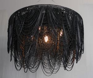 High Thorn leather Whispers chandelier.