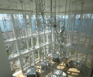 Chandelier for Fogo Island Inn by Studio Tjep. 
