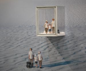 Wind from America in the "Not There" exhibition by PARTY. 