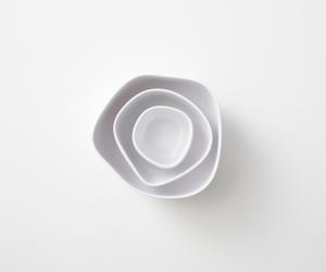 Pebble bowls by Nendo. 