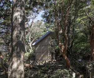 Yakushima Takatsuka Lodge by Shigeru Ban. Image: Hiroyuki Hirai. 