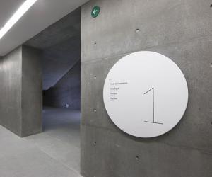 Abbott Miller has designed environmental graphics for Tadao Ando's new arts center at the Universidad de Monterrey, Mexico.