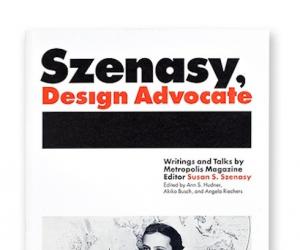 Szenasy, Design Advocate cover by Paula Scher. 