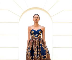 Dress by Taibo Bacar. 