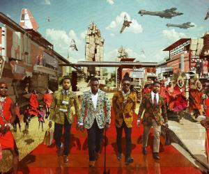 Nairobi 2081 A.D. (Escape to New Lagos series), illustration for the lookbook of the Ikiré Jones Fashion Collection, Vigilism, 2013 Copyright: Olalekan Jeyifous [vigilism.com] and Walé Oyéjidé [ikirejones.com]