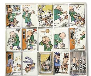 Bill Watterson's newest 15 panel cartoon strip.