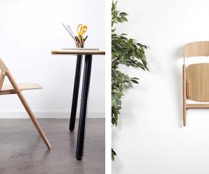 David Irwin's contemporary folding chair. 