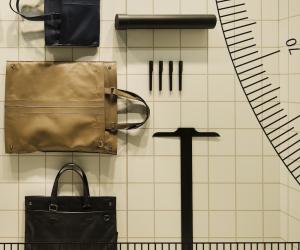 Nendo's multifunctional architect bag for Tod's.