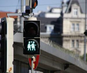 Vienna's same-sex traffic lights have become a movement toward tolerance. 
