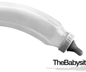Poster for Parallax Theatre’s The Babysitter. © Pentagram