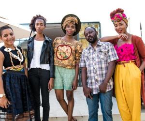 Some of the vibrant young participants that attended the two-day Fashion Master Class in Lusaka. Image: Vince Banda, R & G