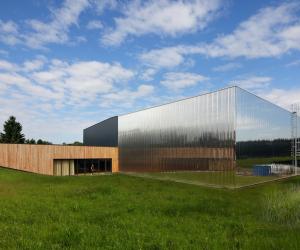 The Bartelottes school complex designed by Paris-based Nomade architects is grounded in the surrounding natural environment.