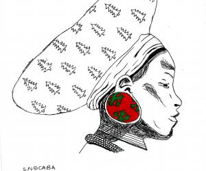 South African illustrator Sinalo Ngcaba sends Christmas greetings inspired by her African heritage.