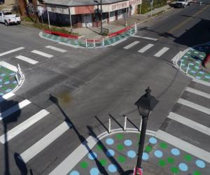 Pedestrian system plan in Austin