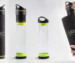 Fontus self-filling water bottle