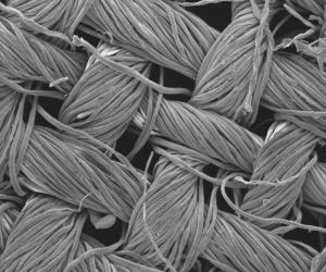 Researchers are developing textiles that clean themselves. 