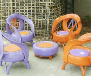 Garden furniture by Recycle India 