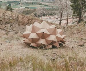 Helix, a nomadic shelter made for one 