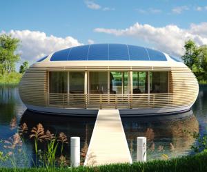 This floating home is 98% recyclable 