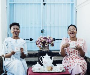 Puleng Mongale's photo series Intimate Strangers will be released in three parts. The first part, "When the madam is away, the help will slay", is a social commentary on labour relationships in South Africa