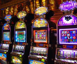 A range of slot machines