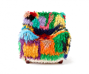 RAGAMUF chair rug by Martta Leskela and Tuula Poyhonen