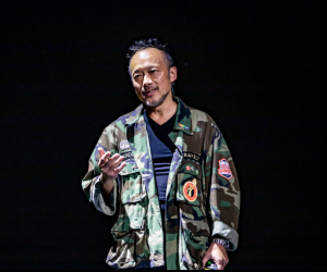 Robert Wong on stage at Design Indaba