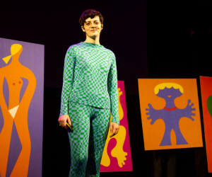 Olimpia Zagnoli on stage at Design Indaba