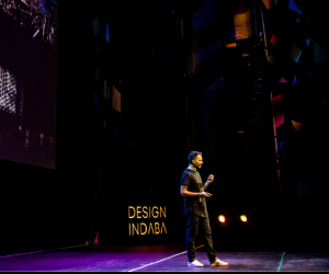 Satyajit Das on stage at Design Indaba