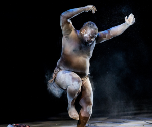 Nhlanhla Mahlangu on stage at Design Indaba