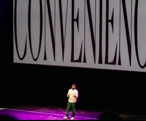 Ananya Khaitan on stage at Design Indaba