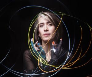 Self-produced singer-songwriter Imogen Heap is an unusual digital diva with rare technical savvy and a personal vision for the future of the music industry. Image: Fiona Garden