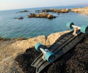 The team behind Bureo skateboards is working with fishing communities to upcycle discarded nets.