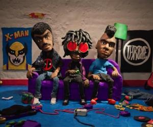 This chaotic claymation for Radkey’s song “Glore” is explosive and packed with references to pop culture. 
