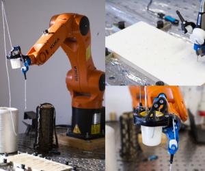 Basia Dzaman's customised robotic arm.