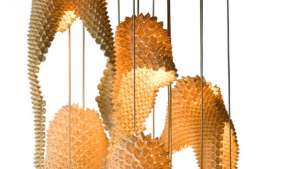 Dragon Tail Lamp by Luisa Robinson for Design By Hive. 