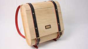 Umtwalo Wooden Backpack by Inga, Gubeka, Indalo Décor, South Africa.