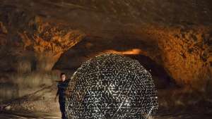 Lotus Dome by Daan Roosegaarde. 