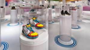 Out of the Box exhibition design by Karim Rashid. 