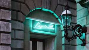 Harry Pearce makes his mark on the Keeper's House in London's Royal Academy.