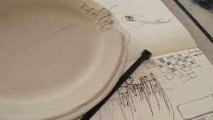 iQhina tableware by Sarah Rhodes and Andile Dyalvane.