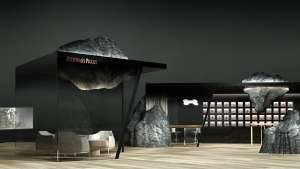 Mathieu Lehanneur's lounge design for Audemars Piguet. 