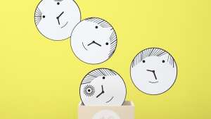 Bad Boys wall clocks by Matali Crasset. 