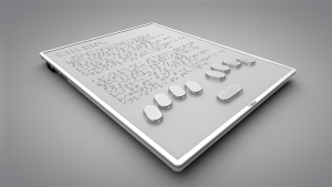 Blitab is the world’s first tactile tablet device for blind and visually impaired people, enabling them to browse the web on an innovative Braille screen.