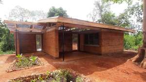 Anna Webster's Nkabom house is the happy union of plastic water sachets and vernacular architecture.