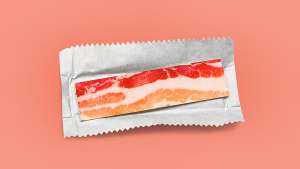 Eco-artist Dan Cretu creates quirky art like like bacon chewing gum. 