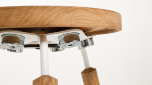 Float is a sustainable stool that is designed to promote healthy sitting, designed by students in Dresden