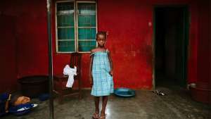 Swawou student Hawa Sayoh at home.