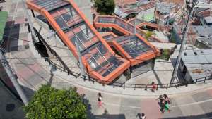 Medellín escalators