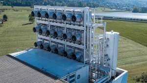 A Zurich-based CO2 removal company have presented a way to extract carbon dioxide directly from the air